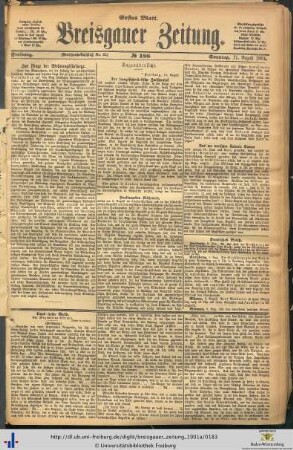 11.08.1901 (Erstes Blatt)