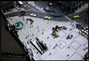 München: vom Rathausturm auf Marienplatz