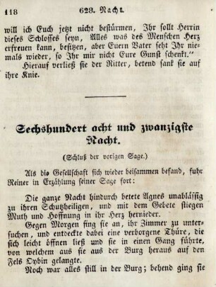 Sechshundert acht und zwanzigste Nacht