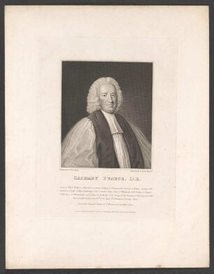 Porträt Zachary Pearce (1690-1774)