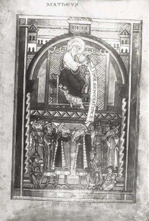 Evangelist Matthäus, Blatt 1r