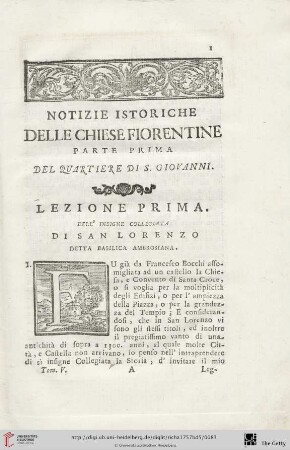 Lezione prima