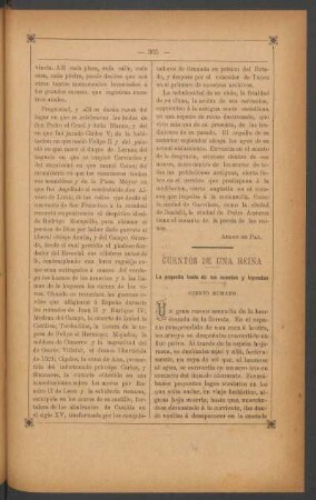 Cuentos de una reina : La pequeña hada de los cuentos y leyendas. Cuento rumano.