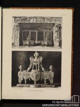 Tafel 29. Kamin im Gesellschaftssalon.