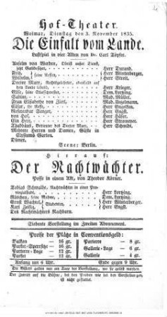 Die Einfalt vom Lande