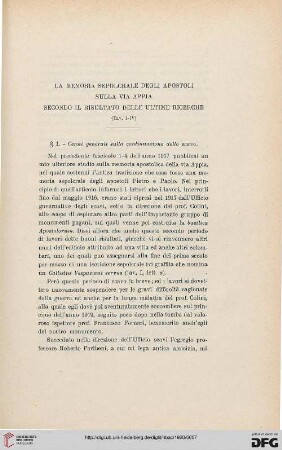 26: La memoria sepolcrale degli apostoli sulla Via Appia secondo il risultato delle ultime richerche