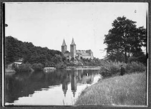 Schloss Rochlitz, Ansicht über die Zwickauer Mulde