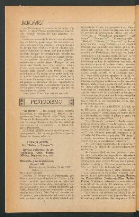 Periodismo