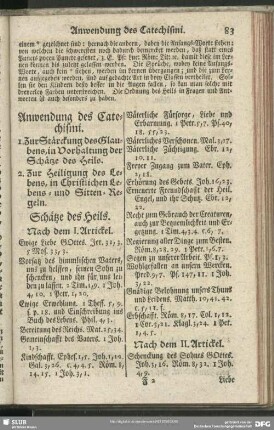 Anwendung des Catechismi