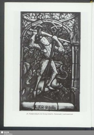 St. Georg-Scheibe aus Neckarsteinach