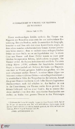19: Ausgrabungen im Theater von Magnesia am Maiandros