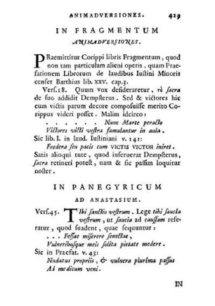 In Panegyricum Ad Anastasium.