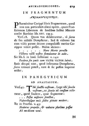 In Panegyricum Ad Anastasium.