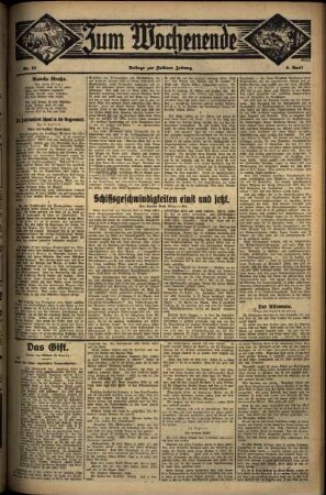 Dritte Ausgabe vom Sonntag, den 06. April 1930.