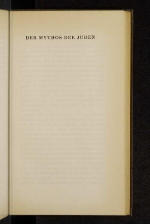 Der Mythos der Juden