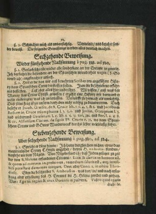Sechzehende Beweisung. Wieder fünfzehende Nachsinnung ...
