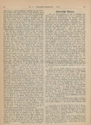 68-71 Literarische Notizen