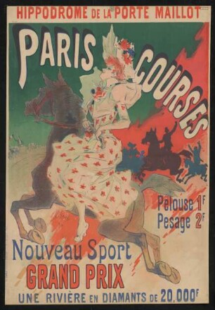 Hippodrome de la Porte Maillot. Paris Couses