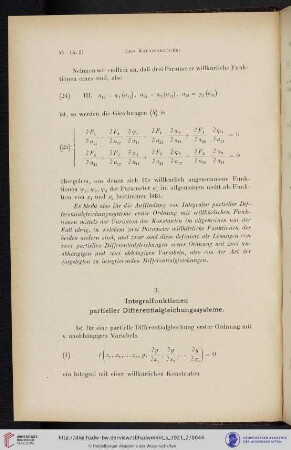 3. Integralfunktionen partieller Differentialgleichungssysteme