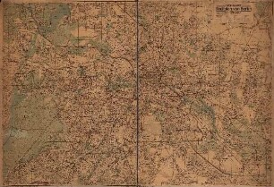 Schwarz Stadtplan von Berlin