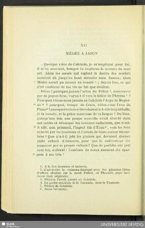 XII. Médée a Jason