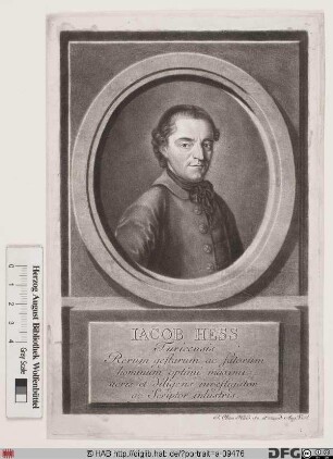 Bildnis Johann Jacob Hess