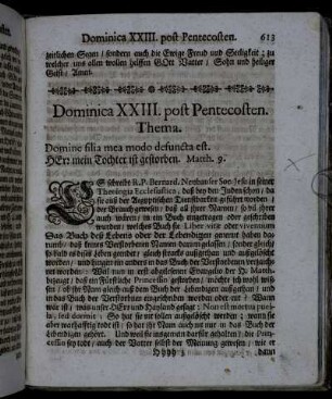 Dominica XXIII. post Pentecosten. - Dominica XXIV. post Pentecosten.