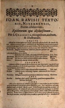 Epithetorum opus perfectissimum