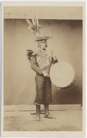 Indianischer Musikant von Copacabana, Bolivien