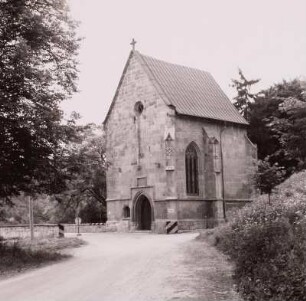 Creuzburg. Liboriuskapelle (Baubeginn 1499). Ansicht von Süden