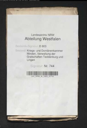 Das Sentmeyers-Kolonat im Kirchspiel Cappeln