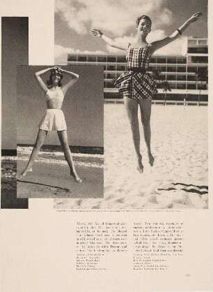 Modeaufnahme, Tearsheet (Mademoiselle)