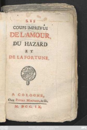 Les Coups Imprévûs De L'Amour, Du Hazard Et De La Fortune