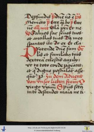 [66v - 71r] Kleines Marianisches Offizium.