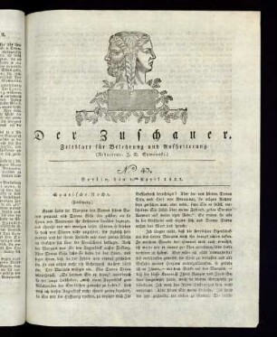 No. 43 - 10. April 1821