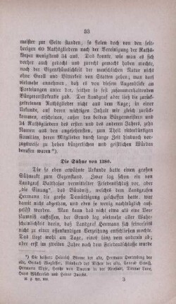 Die Sühne von 1380.