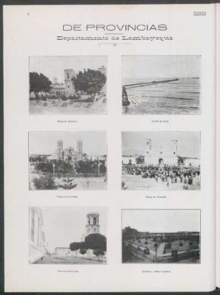 [Fotografía de] De provincias - Departamento de Lambayeque