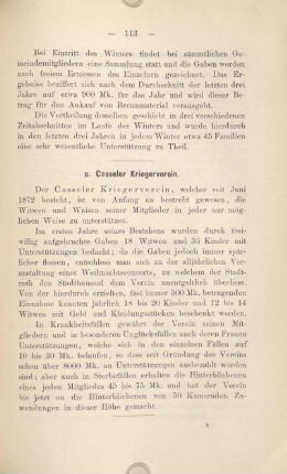 u) Casseler Kriegerverein.