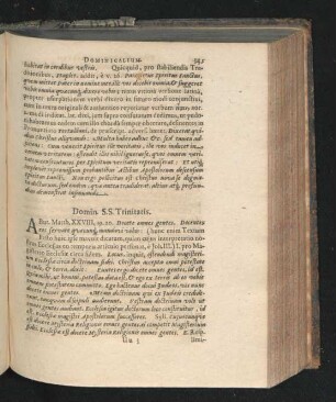 Domin. S.S. Trinitatis.