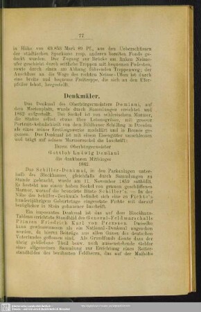 Denkmäler