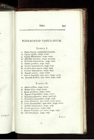 EXPLICATIO TABULARUM.