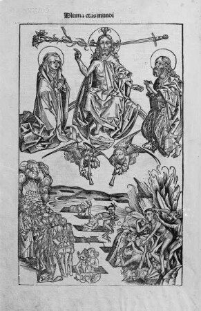 Liber Chronicarum & Schedelsche Weltchronik & Nürnberger Chronik — Weltgericht, Folio 262recto