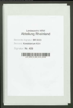 Prüfung der ev. Kandidaten der Theologie, Buchstabe G (Greven)