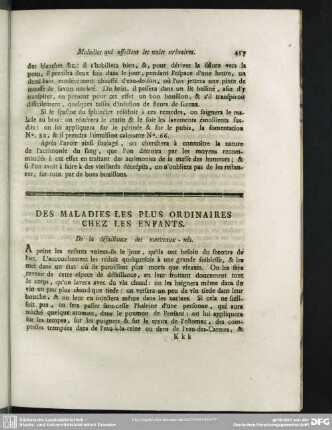 Des Maladies Les Plus Ordinaires Chez Les Enfants
