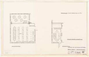 Gemeindehaus Berlin-Britz: Tischverteilung 1:100