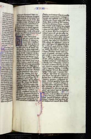 Bewohnte Initiale (Liber Iob): V(ir erat in terra), Vogel, Drache