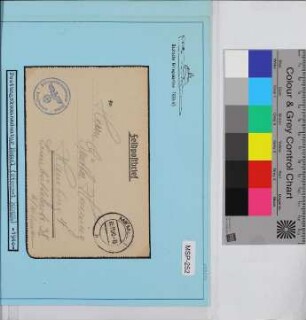 Privat-Feldpost-Kartenbrief, Schiffsname/Landeinheit: Festungskommandantur Memel; Frankatur, Mi.-Nr.: [Keine]; Poststempel: Memel 1a 05.11.40.-13; Nebenstempel: Festungskommandantur Memel