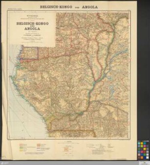 Belgisch-Kongo und Angola : in 4 Blatt