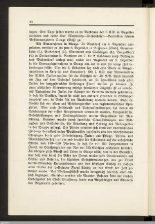 Als Armeereserve in Dienze