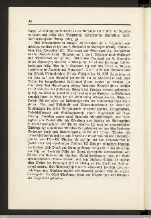 Als Armeereserve in Dienze